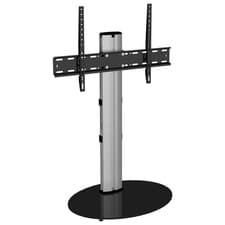 Image of 55 Inch TV Stand Swivel Black Silver AVF VESA 600x400