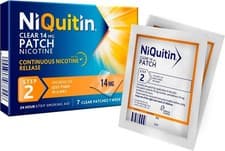 Image of NiQuitin Clear Patch Step 2 Stop Smoking 2 x 14 Patches | FREE P&P
