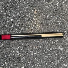 Image of BCE 2 Piece Ash Pool/ Snooker Cue with Matching BCE Soft Cue Case