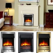 Image of Inset Electric Fire with Coal Effect, Trim & Fret - Endeavour Fires Roxby
