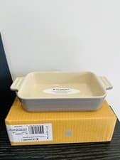 Image of Le Creuset Grey Classic Stoneware 18cm Rectangle Grey baking dish