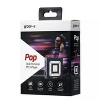 Image of Groov-e GVPS8BK 8GB Portable MP3 Player│Lightweight│Bookmark Function│Black