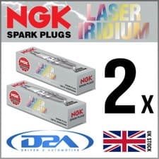 Image of 2x NGK ZGR7GI-13G 96760 Laser Iridium Spark Plugs