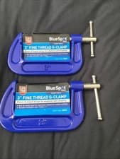 Image of Bluespot PAIR Of 3” Fine Thread G Clamps