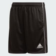 Image of Adidas Boy's Training Shorts Black/White Core 18 New 15-16yrs.