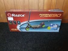 Image of Razor Power Core E90 Electric Scooter - Black & Green