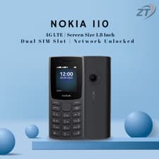 Image of Nokia 110 4G (2023) Mobile Phone SIM-Free Unlocked Dual SIM Midnight Blue