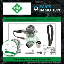 Image of Timing Belt & Water Pump Kit 530065030 INA Set 036109244K 038109244P 03L109244D