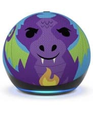 Image of Amazon Echo Dot Kids Smart Speaker (5th Gen) with Alexa Voice Control - Dragon