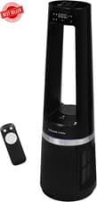 Image of Bladeless Tower Fan Heater 12 Speeds Remote Oscillating Cooling