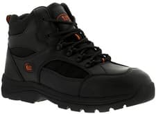 Image of Tradesafe Mens Safety Boots David Leather Lace Up black UK Size