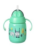Image of Tommee Tippee Babies Superstar Sippee Training Cup Sippy Straw Bottle, 300ml 6m+