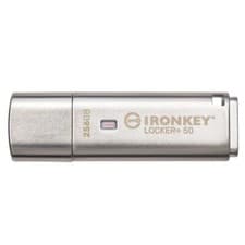 Image of Kingston IronKey Locker+ 50 USB Flash Drive Encrypted 256GB IKLP50/256GB