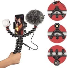 Image of JOBY Gorilla Pod Mag Safe  Mobile Vlogging Kit w/Accessories - Black JB01901-BWK