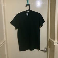 Image of Gildan ÇUKUR Essential Turkish Unisex T-Shirt Black Logo at the Back Size Small