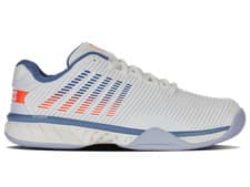 Image of K-Swiss Hypercourt Express 2 Men's Tennis Shoes - White/Infinity/Scarlet Ibis