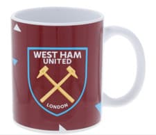 Image of West ham United Mug Particle FC Ceramic Officially Licensed Merchandise Gift
