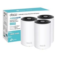 Image of TP-Link Deco XE75 Pro 3-pack AXE5400 Mesh WiFi 6E Tri-Band 7200sq ft 2.5G Port