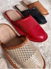 Image of Women’s 100% Leather Slippers