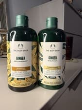 Image of The Body Shop Ginger Scalp Care Anti Dandruff Shampoo & Conditioner 400ml Large 