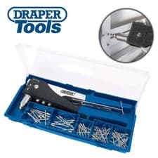 Image of Draper 27848 2 Way Hand Riveter Kit Pop Rivet Gun Hand Riviter Tool (New 19782)