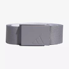 Image of Adidas Men's Golf Heather Web Belt Reversible, Grey Three/White, OSFM IA1759 NWT