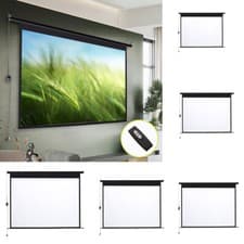 Image of 72-120inch Motorized Projector Screen 4:3/16:9 HD Electric Projection Screen New