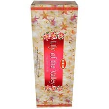 Image of Hem Lily Of The Valley Floral Fresh Incense Sticks Warm Calming Fragrance Sticks