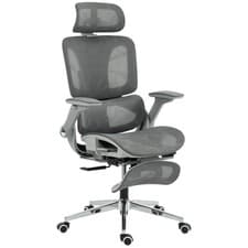 Image of Ergonomic Office Chair, High Back Mesh Desk Chair, Grey
