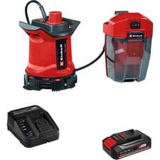 Image of Einhell GE-DP 18/25 LL Li 18v Cordless Low Level Dirty Water Pump 7000 l/h 1 x 2