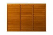 Image of Dip Treated Overlap Fence Panel 6x4 6x5 6x6ft | Timber Panel Anti-Rot Guaranteed
