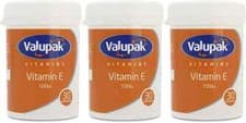 Image of Valupak Vitamin E 100iu 30 Capsules X 3