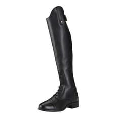 Image of Ariat Heritage Contour II Womens Field Zip Riding Boot | Equestrian Wear - Black