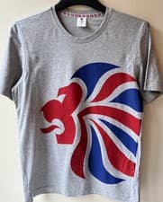Image of Adidas Team GB T-Shirt 2009 Olympics Grey With Lion Size S Small BNWOT