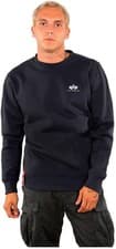 Image of ALPHA INDUSTRIES Men's Basic Sweater Small Logo Sports Hoodie