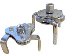 Image of Oil Filter Wrench Set – 3-Jaw | 63–120mm | 1/2" & 13mm Drive | Heavy-Duty Steel
