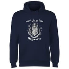 Image of Official Harry Potter Adults Hoodie: Waiting For My Letter From Hogwarts Navy