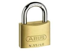 Image of ABUS Mechanical 55/40Mm Brass Padlock ABU5540