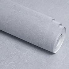 Image of Concrete Industrial Shimmer Textured Embossed Metallic Plain Thick Wallpaper 10M