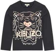 Image of Kenzo kids Black Tiger Top, BNWT, 5 Years
