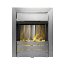 Image of Helios 1-2kW LED Electric Fire Brushed Silver
