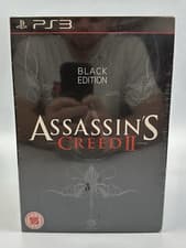 Image of PS3 Assassin's Creed II Black Edition, UK BBFC 15+, Brand New & Factory Sealed