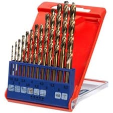 Image of kwb 421600 Drill Bit set 13-piece HSS-Co M35 alloy precision-ground 135°