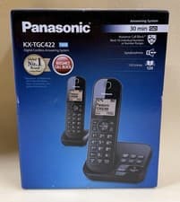 Image of Panasonic KX-TGC422 Digital Cordless Answering Machine And Handset New