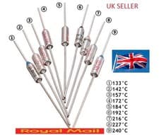Image of THERMAL FUSES 250V 10A  Aluminum Cut off Temperature UK SELLER