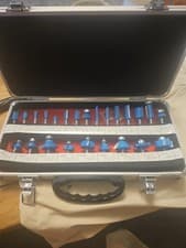 Image of Silverline 1/4 Inch Router Bit Set 24pce