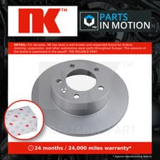 Image of 2x Brake Discs Pair Solid fits OPEL MOVANO FD, JD 3.0D Rear 03 to 06 305mm Set