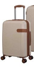 Image of IT Luggage Clarify 8 Wheel Expandable Hard Case - Cream & Tan Trim