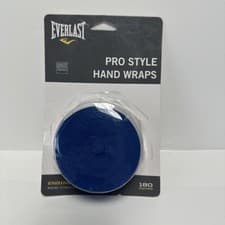 Image of Everlast Pro Style Hand Wraps - Blue 180 inch - Boxing, Fitness & MMA Training