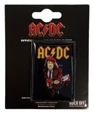 Image of AC/DC Metal Pin Badge: ANGUS YOUNG : acdc classic Official Merch fan gift £pba